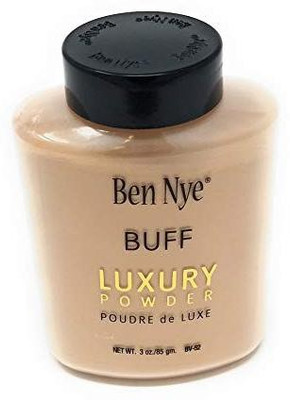 

Ben Nye Buff Luxury Face Powder Shaker Bottle - 3Oz Large Size(Brown)