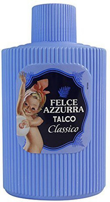 

Felce Azzurra Body Powder / Talc Plastic Bottle Shaker 200Gr. 7Oz(Brown)