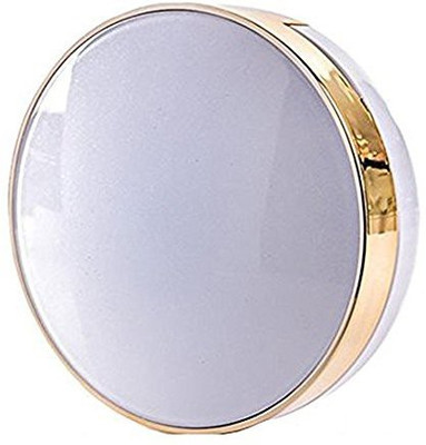 

Elandy 1Pcs 15Ml Air Cushion Powder Puff Box-Diy Bb Cc Cream Storage Containers Makeup Box Case With Powder Puff Sponge And Mirror (White+Golden)(Brown)