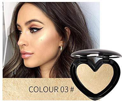 

Goodfans Natural Soft Highlight Trimming Concealer Face Pressed Powder Makeup Tool Powder(Brown)
