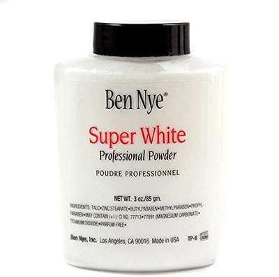 

Ben Nye Super White Translucent Face Powder, 3 Oz Shaker Jar(Brown)