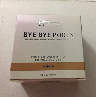 

It Cosmetics Medium Bye Bye Pores Tinted Skin - Blurring Finishing Powder - 6.8G/ 0.24Oz Sealed(Brown)