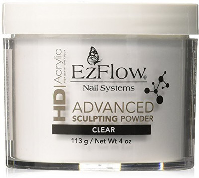 

Ezflow Ez Flow High Definition Powder False Nails, Clear, 4 Ounce(White)