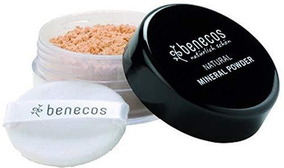 

Benecos Natural Loose Face Powder, Translucent Tone Loose Face Powder For Fair Skin Tone, For Setting Makeup Or As Foundation, Anti Aging, Lightweight, Long Lasting, Vegan, Organic (Light Sand)(Brown)