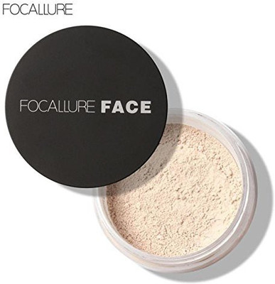Focallure Loose Powder Oil Lasting Anti-Sweat Breathable Transparent Makeup Setting Finishing Powder 1.37 Oz )(Brown)