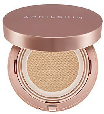 

April Skin Magic Snow Fixing Cushion (No.21 Light Beige)(Brown)