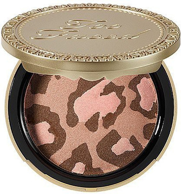 

Too Faced Pink Leopard Blushing Bronzer By Cosmetics Beauty(Brown)
