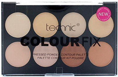 Technic Colour Fix Pressed Powder 8 Colour Contour Palette(Brown)