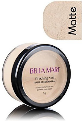 

Natures Brands Bella Mari Natural Mineral Finishing Veil, Translucent 0.2Oz(Brown)
