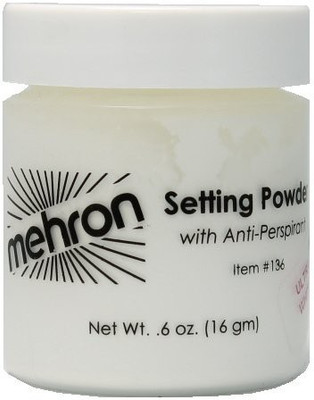 

Mehron Ultrafine Setting Powder With Anti-Perspriant - Ultra White(White)