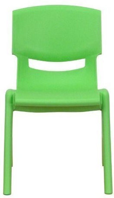

Samaaya Solid Green Plastic Chair(Green)