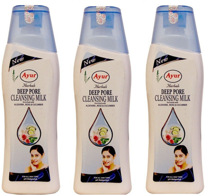 

ayur Deep Pure Cleansing Milk 100ml (pack of3)(300 ml)