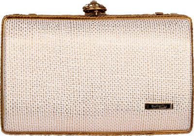 

Butterfly Bags Party White Clutch