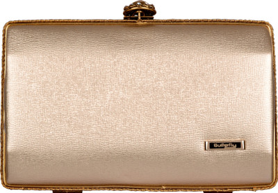Butterfly Bags Party Gold Clutch