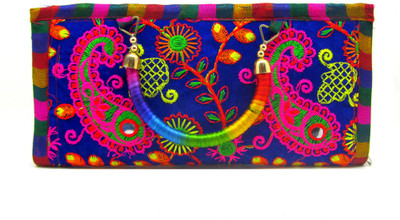 

Fiapa Casual, Party, Formal Blue Clutch