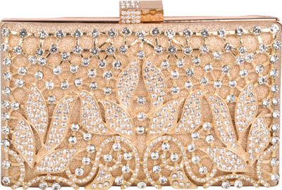 

Butterfly Bags Party Gold Clutch