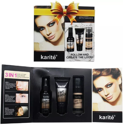 

Karite Makeup Fixer + Foundation + Primer 3 in 1 Combo(Set of 3)