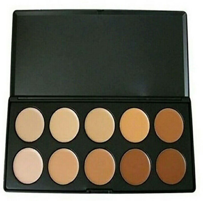 

BB MAC makeup 10 shades concealer palette For All Women Skin Tone Concealer (NATURAL) Concealer(NATURAL)