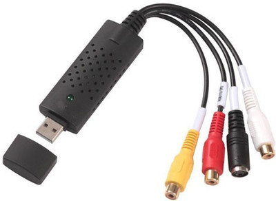 

Tobo USB Audio/Video Converter - Digitize and Edit Video from Any Analog Source Including VCR, VHS, DVD RCA Audio Video Cable(Compatible with Windows XP, Vista, Computer, TV, HDTV, Black)