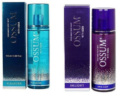

OSSUM PLEASURE+DELIGHT Body Mist - For Men & Women(230 ml, Pack of 2)