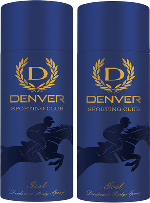 

Denver Sporting Club Deo-GOAL (Pack of 2) Deodorant Spray - For Men(165 ml, Pack of 2)