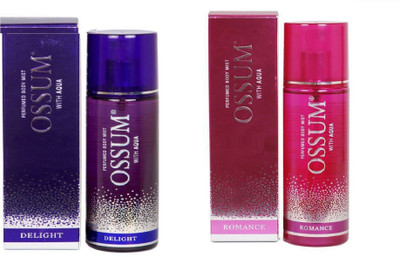 

OSSUM DELIGHT+ROMANCE Body Mist - For Men & Women(230 ml, Pack of 2)