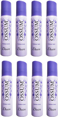 

ossum DESIRE Deodorant Spray - For Women(25 ml, Pack of 8)