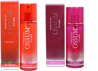 

OSSUM BLOSSOM+ROMANCE Body Mist - For Men & Women(230 ml, Pack of 2)