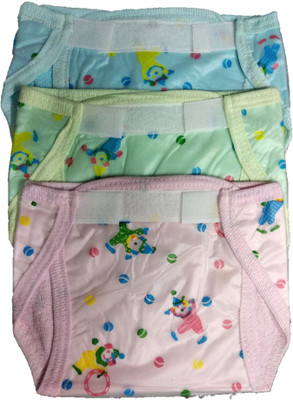 

Triple B kids U Shaped Inside Outside Plastic Nappies (3-9 Months) - L(3 Pieces)