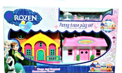 

TOYGALAXY frozen doll house playset for kids(Multicolor)