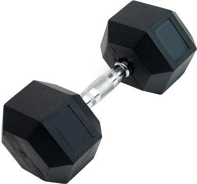 

Faiydashop Hexagonal Rubber One Pc of 5kg Fixed Weight Dumbbell(5 kg)