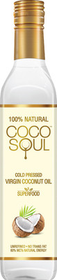 

Coco Soul Cold Pressed Natural Virgin Coconut Oil Plastic Bottle(250.0 ml)
