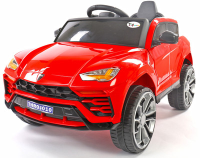 Toy House Dazzling Lambro SUV Rechargeable Battery Operated Ride-on car for Kids ( 2 to 5yrs ) Car Battery Operated Ride On(Red)