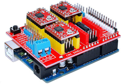 

robokitshop UNO R3+V3 CNC SHIELD+A4988 MOTOR DRIVERS Micro Controller Board Electronic Hobby Kit