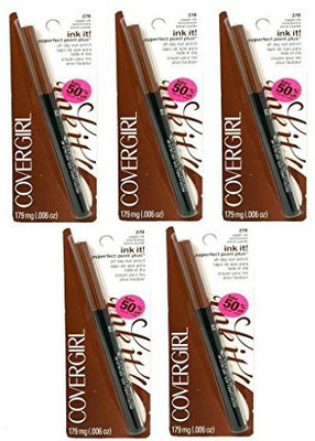 

Cover Girl 5X Ink It Eye Pencil All Day Copper Ink 270 022700580569 10 ml(Black)
