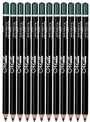 

Sunnimix 12Pcs Eyeliner Eyebrow Pencil Pen Set Waterproof Smudge Proof Long Lasting Run Smoothly Eye Enhancing Cosmetic Cosmetics Set Dark Green 38# 10 ml(Black)