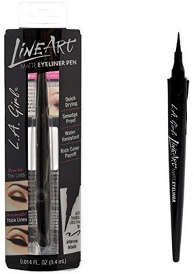 L.A. Girl L.A. Girl Line Art Matte Eyeliner Pen Intense Black Gle712 10 ml(Black)