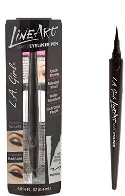 

L.A. Girl L.A. Girl Line Art Matte Eyeliner Pen Espresso Gle713 10 ml(Black)