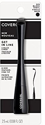 

Cover Girl Get In Line Liquid Eyeliner #325 Black Vinyl Pack Of 2 10 ml(Black)