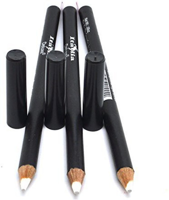 

Italiadeluxe 3 Pcs X Italia 1004 White Ultra Fine Eye Liner Pencil Lip Eyeliner Set Earring 10 ml(White)