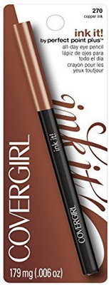 

Cover Girl Ink It Perfect Point Plus Eye Liner Copper Ink 270 Pack Of 2 10 ml(Black)
