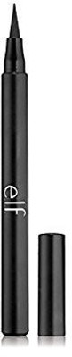 Elf Cosmetics E.L.F. Studio Intense Ink Eyeliner In Blackest Black 0.088Oz 2.5G 10 ml(Black)