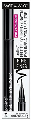 

Wet n Wild Proline Felt Tip Eyeliner Black 0.017 Fluid Ounce Pack Of 3 10 ml(Black)