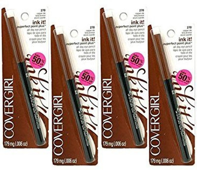 

Cover Girl Lot Of 4 Ink It Eye Pencil All Day Copper Ink 270 10 ml(Black)