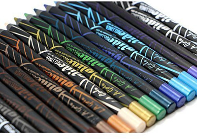 

L.A. Girl 19Pc Gel Glide Eyeliner Pencil Set Of 19 Color #Gp351 369 10 ml(Multicolor)