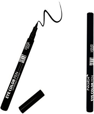 

Nabi Cosmetic Waterproof Skinny Liquid Eyeliner Pen Black 0.07 Oz 2.0G 10 ml(Black)