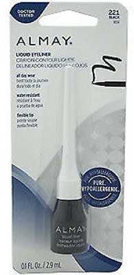 

Almay Liquid Eyeliner Black 221 0.1 Oz Pack Of 2 10 ml(Black)