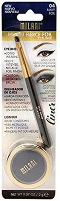 

Milani Fierce Foil Eyeliner 04 Navy Foil Pack Of 2 10 ml(Black)