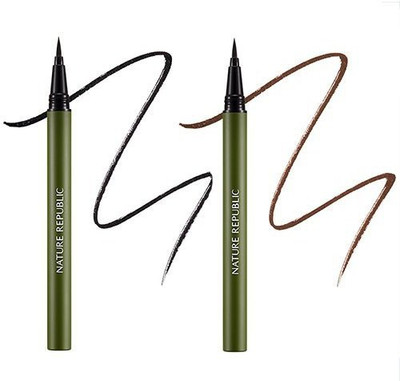 

Nature Republic Smudge Proof Eye Liner 0.5G #01 Deep Black 10 ml(Black)