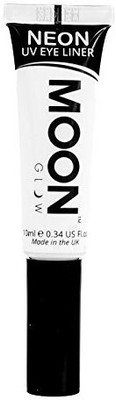 

Moon Glow Blacklight Neon Eye Liner 0.34Oz�White� Glows Brightly Under Blacklights Uv Lighting 10 ml(Black)